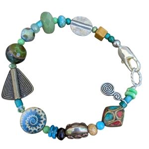 Bohemian Multicolor Beaded Bracelet
